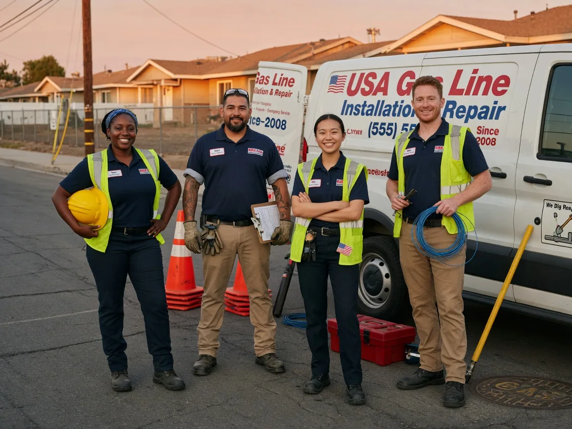 Gas Line Installation company in Minnesota Lake, MN